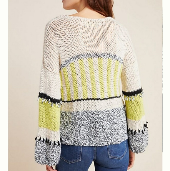 Anthropologie Veroalfie Artisan Weave Sweater - Picture 4 of 12